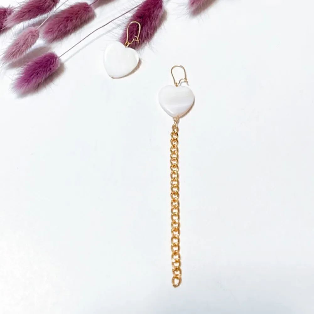 Heart earrings R 439 - Picture 1 of 5